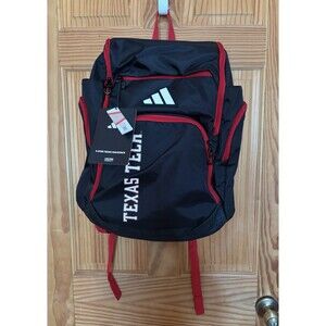 Adidas Texas Tech Red Raiders TEAM ISSUED 5 Star Team 2 Backpack Black/Red